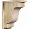 Ekena Millwork Newport Rough Sawn Corbel w/Backplate, Douglas Fir, 8"W x 14"D x 18"H COR08X14X18NEW01RDF - alternate 1
